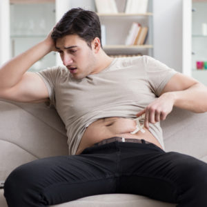 Persona con metabolismo bloccato
