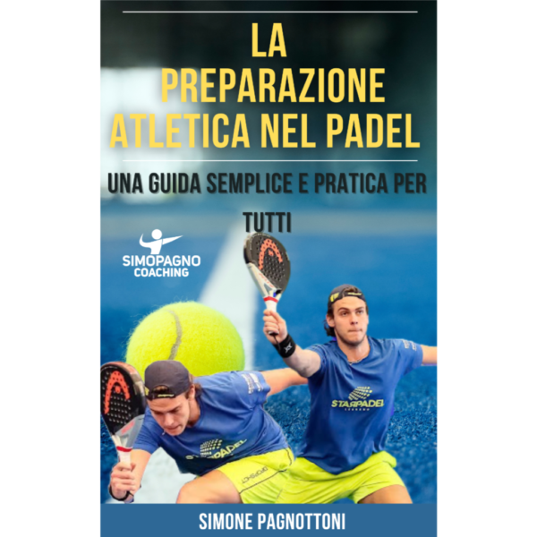La preparazione atletica nel padel - Copertina libro quadrata