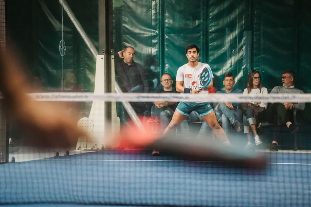Mauro Augustin Salandro in azione - partita padel 5