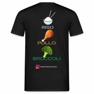 SPC - Maglietta Uomo con motivo Riso Pollo Broccoli - Rear